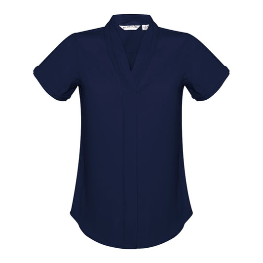 S628LS Biz Collection Ladies Madison Short Sleeve Blouse
