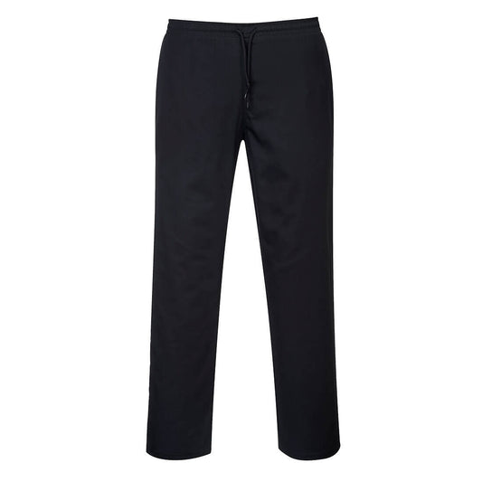 Portwest Chef's Drawstring Pants in Black