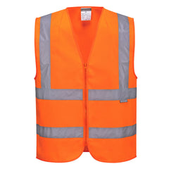 Portwest C375 Hi-Vis Zipped Band and Brace Vest