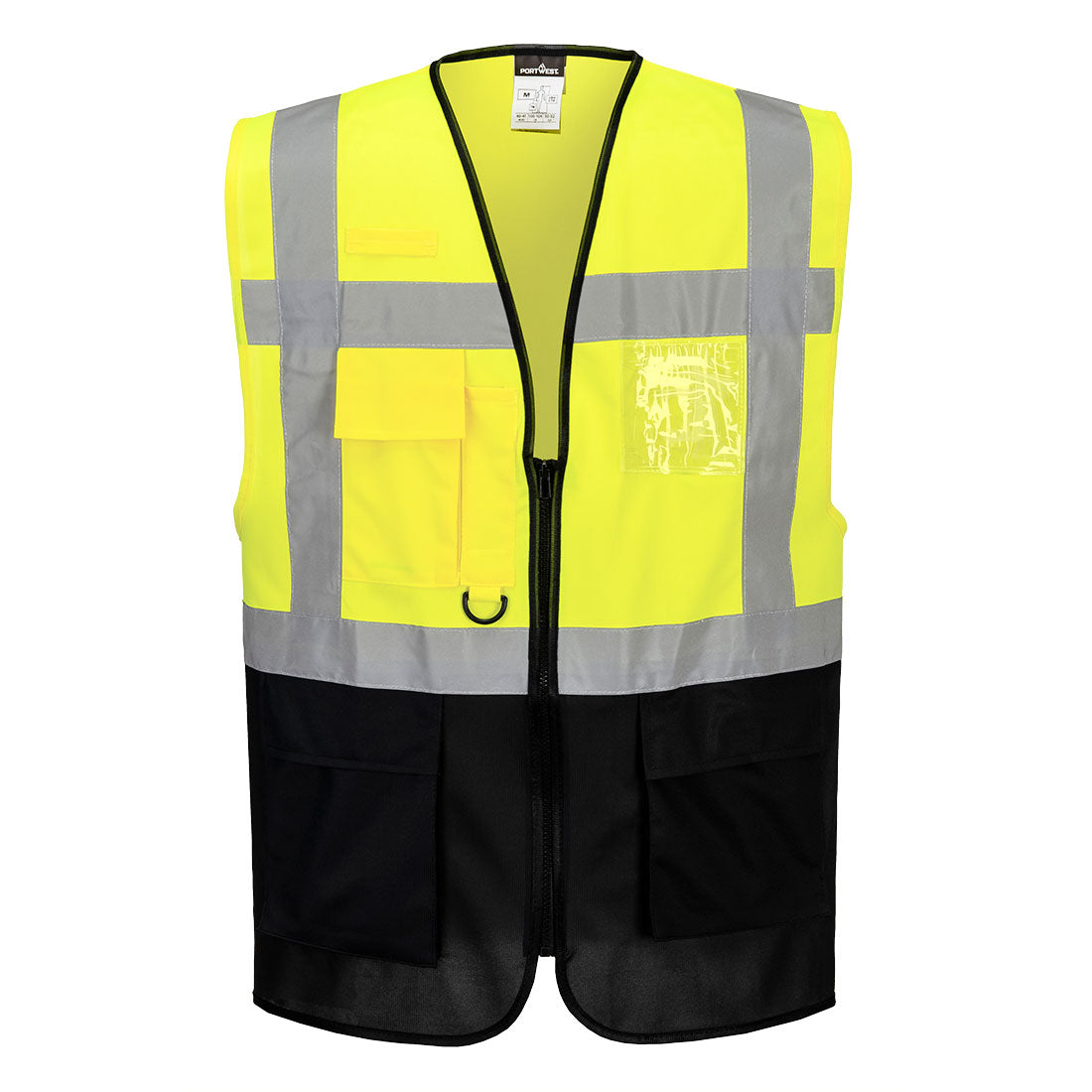 Portwest Warsaw Executive Vest in Yellow/Navy