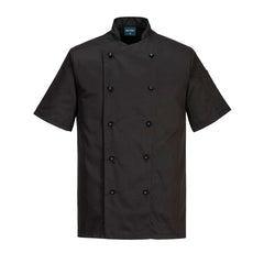 Portwest Chef's Kent Jacket S/S in Black