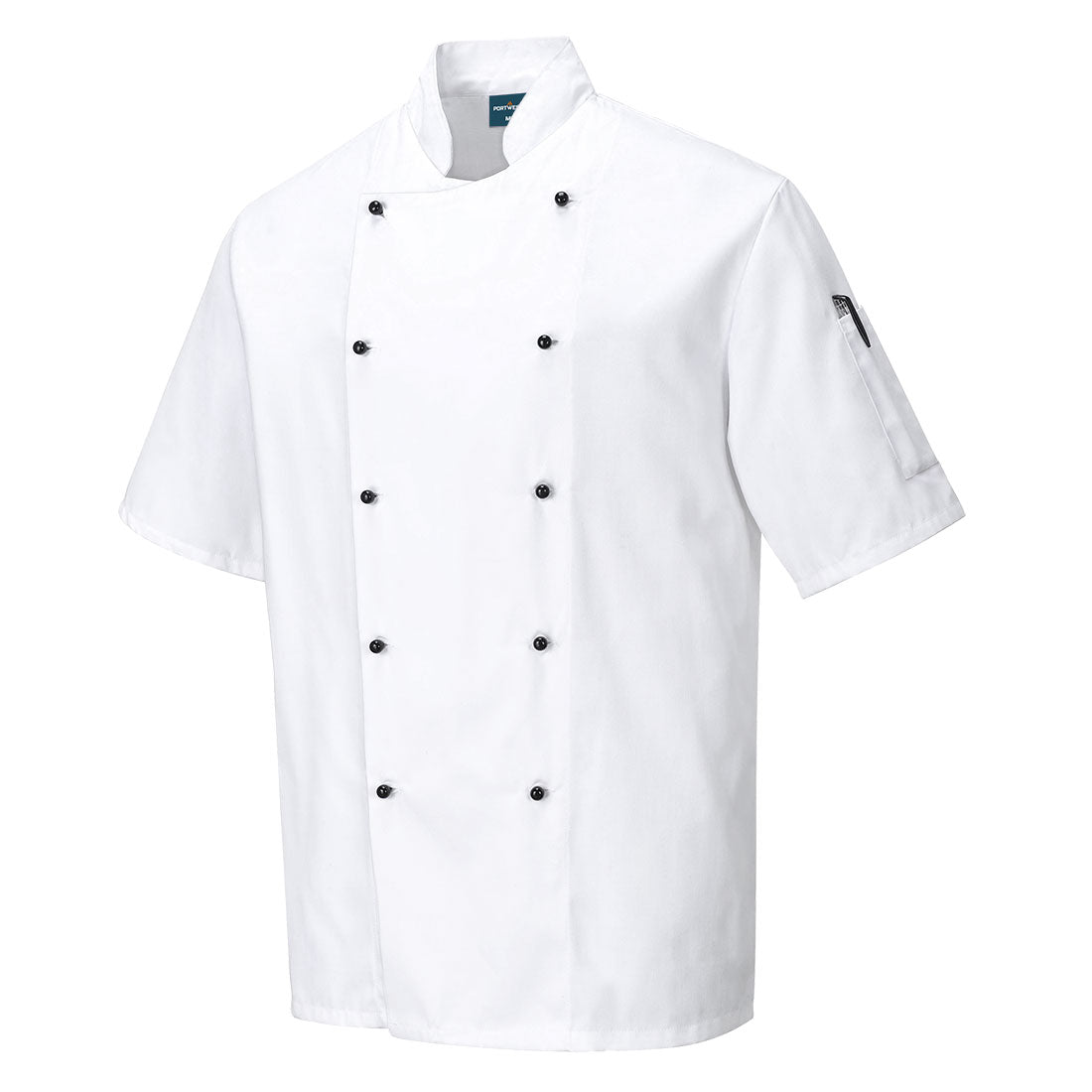 Portwest Chef's Kent Jacket S/S in White