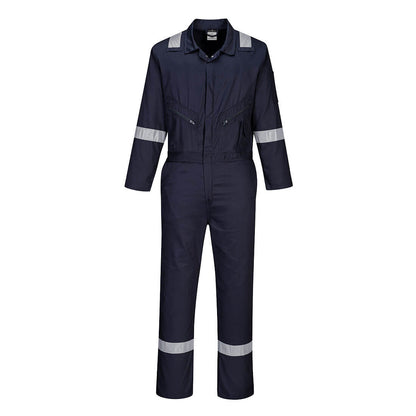 Portwest Iona Enhanced Cotton Coverall in Navy