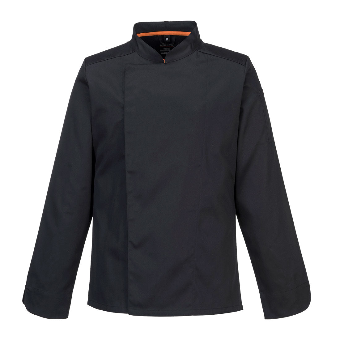 Portwest Chef's MeshAir Pro Stretch Jacket L/S in Black