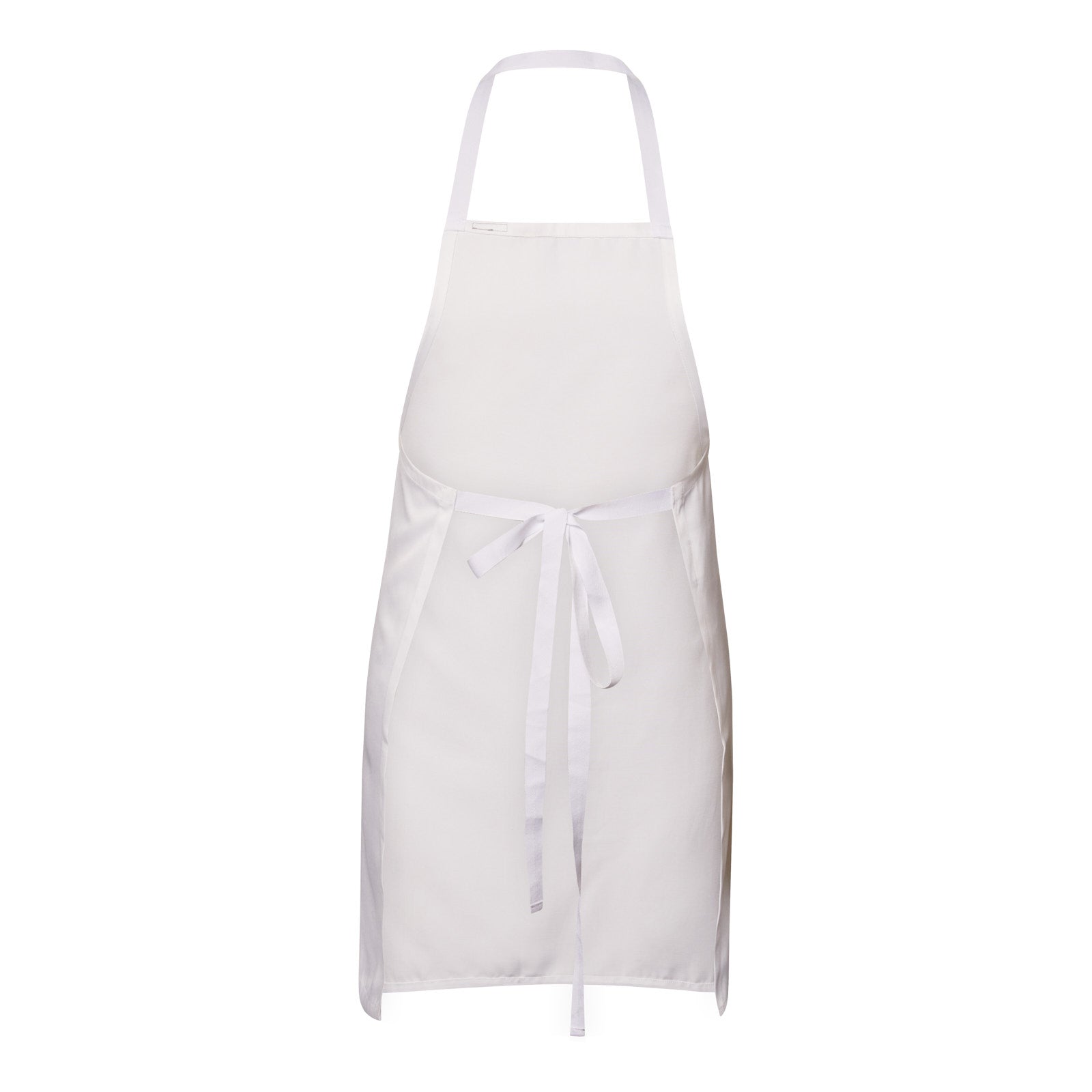 Chefscraft CA012 Full Bib 100% Polyester Apron in White