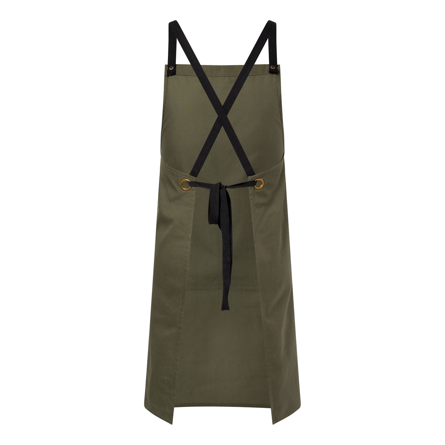 Chefscraft CA031 Full Bib Apron With Pockets in Olive