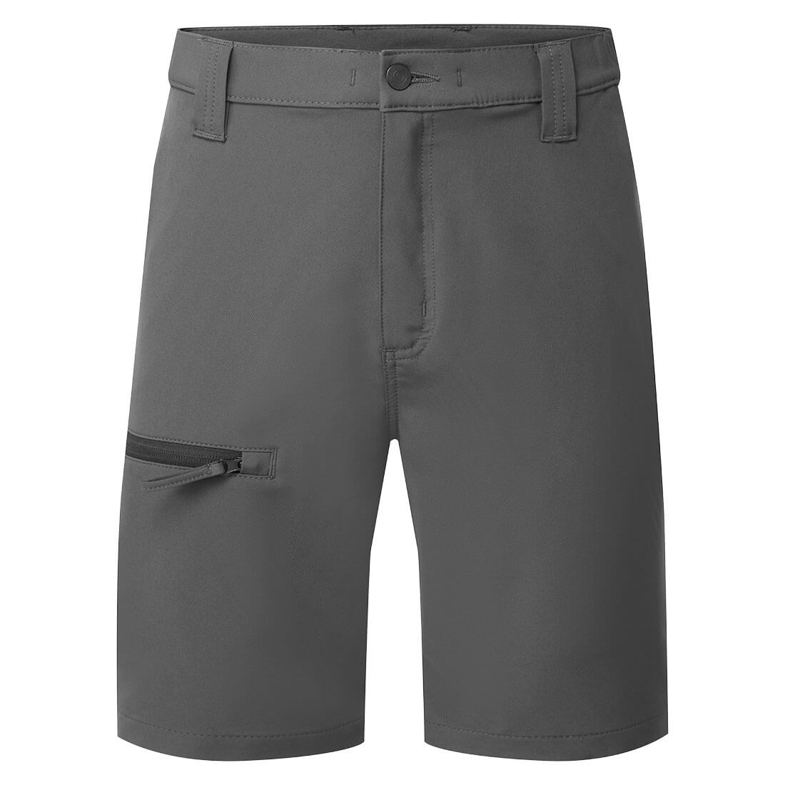 Portwest WX2 Eco Stretch Shorts in Metal Grey
