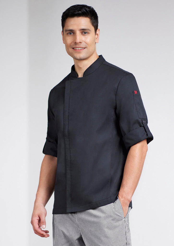 BizCollection CH330ML Mens Alfresco Long Sleeve Chef Jacket