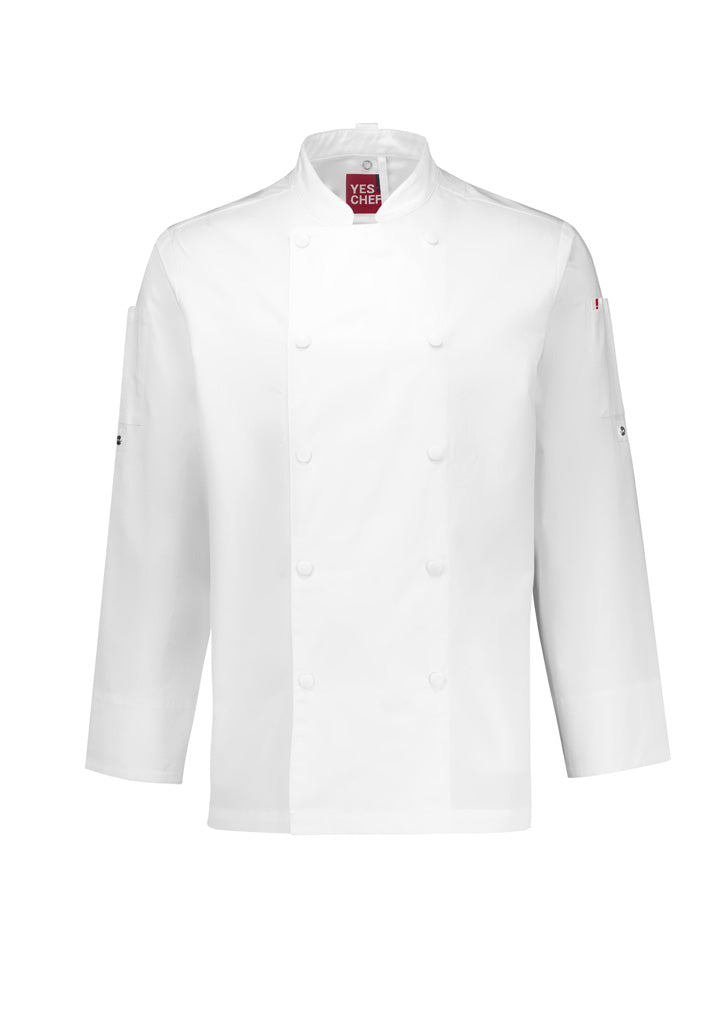 BizCollection CH430ML Mens Gusto Long Sleeve Chef Jacket product front