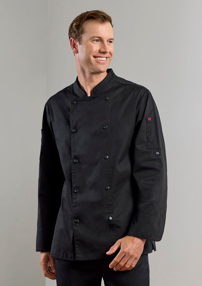 BizCollection CH430ML Mens Gusto Long Sleeve Chef Jacket