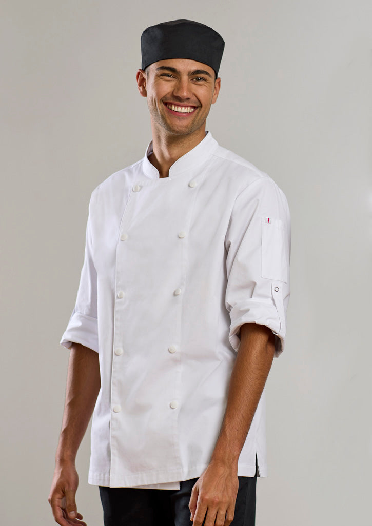 BizCollection CH430ML Mens Gusto Long Sleeve Chef Jacket
