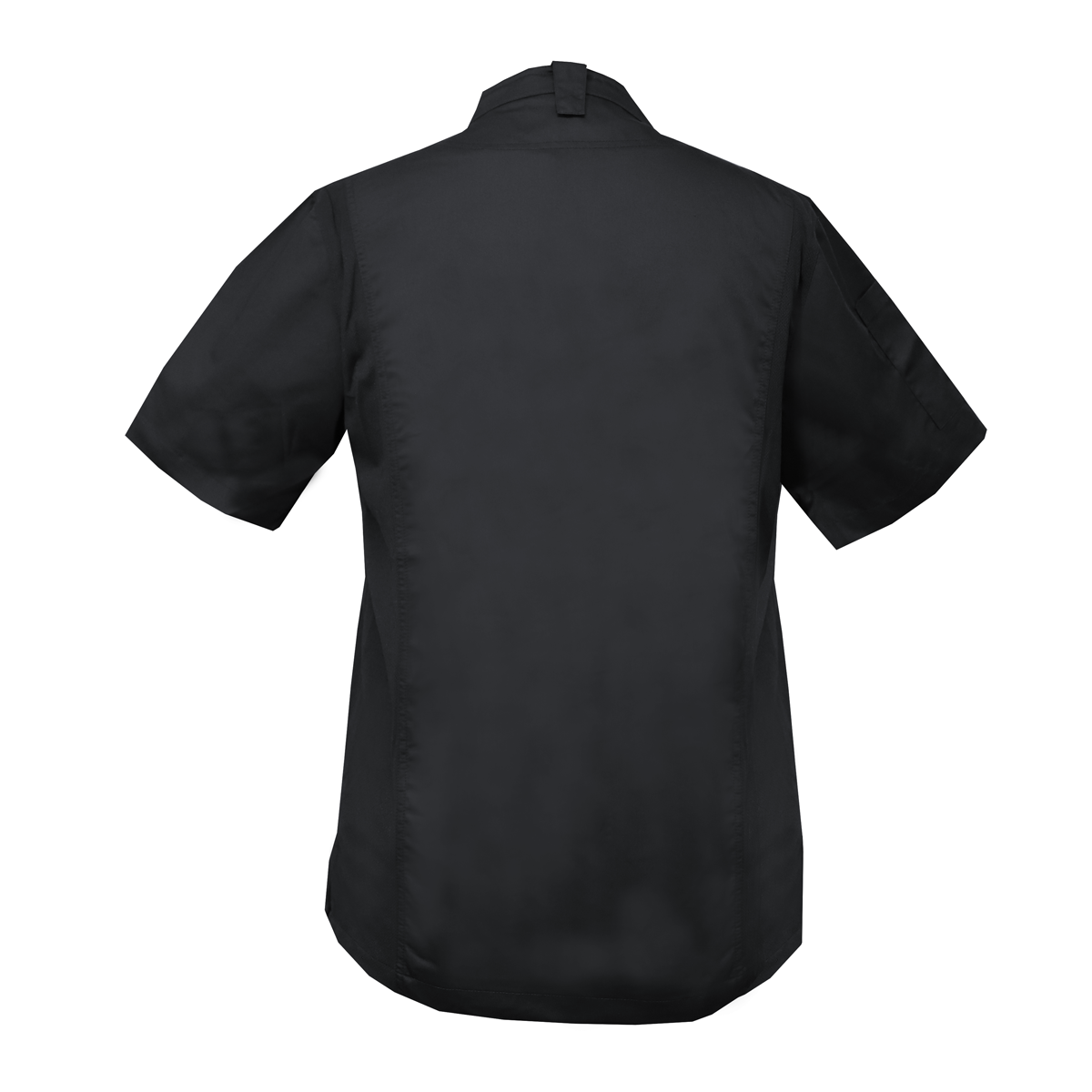 Chefscraft CJ054 Lightweight Slimmer Fit Front Zip Closure Chefs Jacket in Black