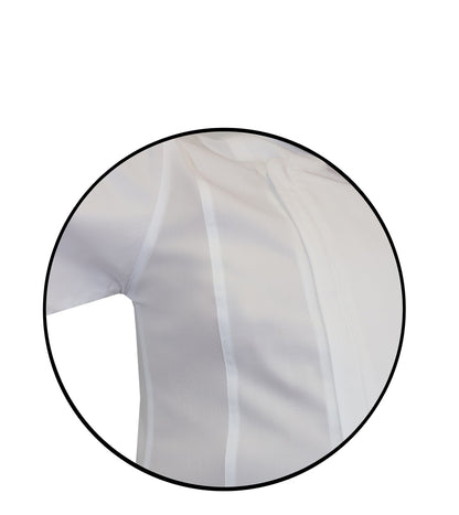 Chefscraft CJ054 Lightweight Slimmer Fit Front Zip Closure Chefs Jacket in White