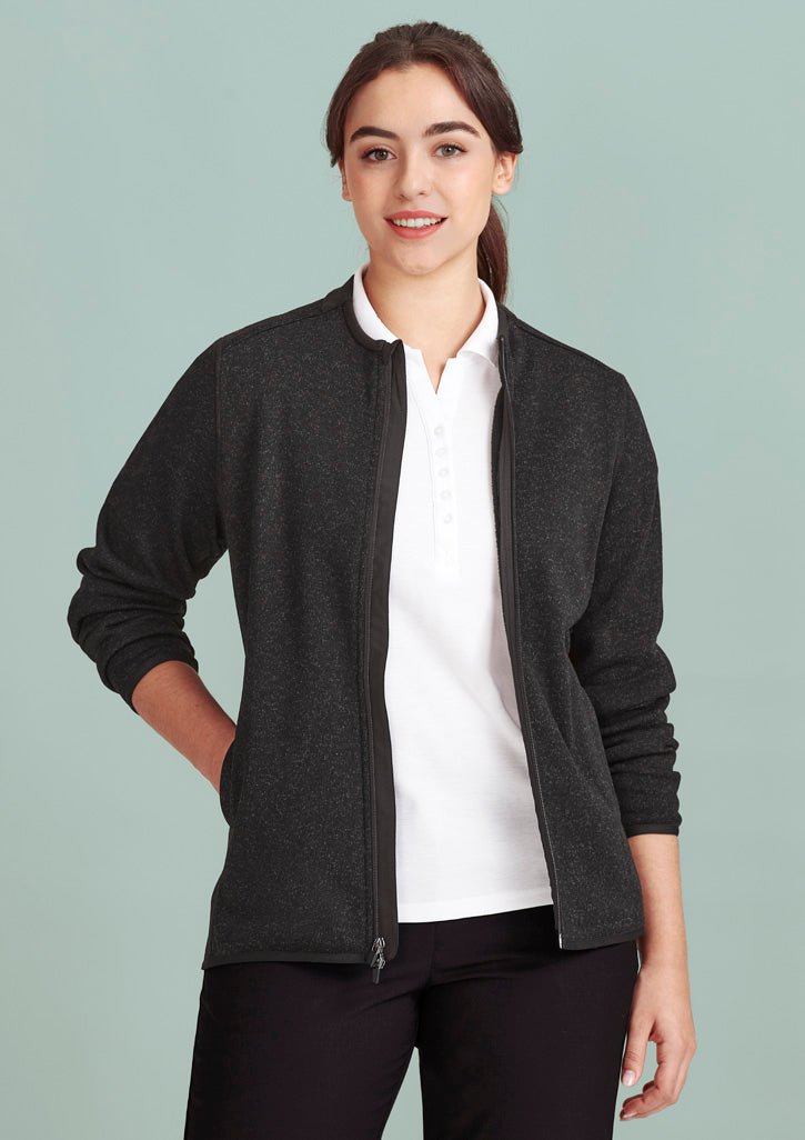 BizCare CO342LJ Womens Nova Zip Front Jumper