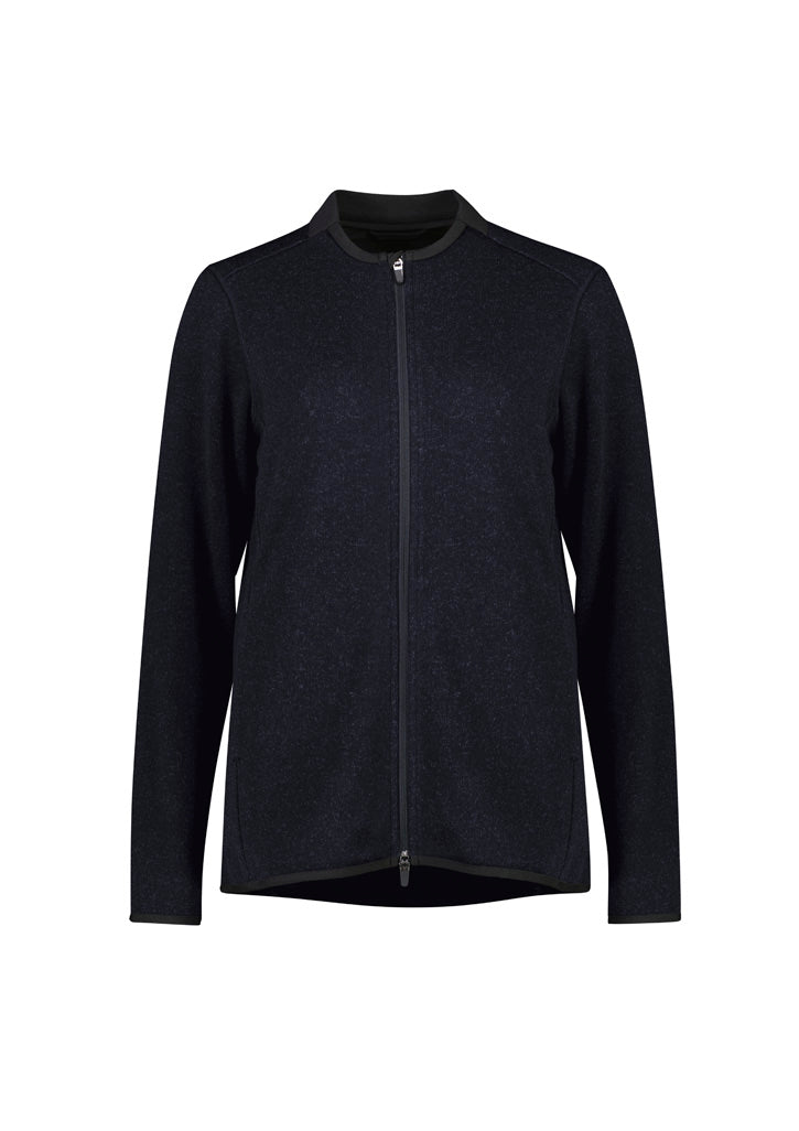 BizCare CO342LJ Womens Nova Zip Front Jumper