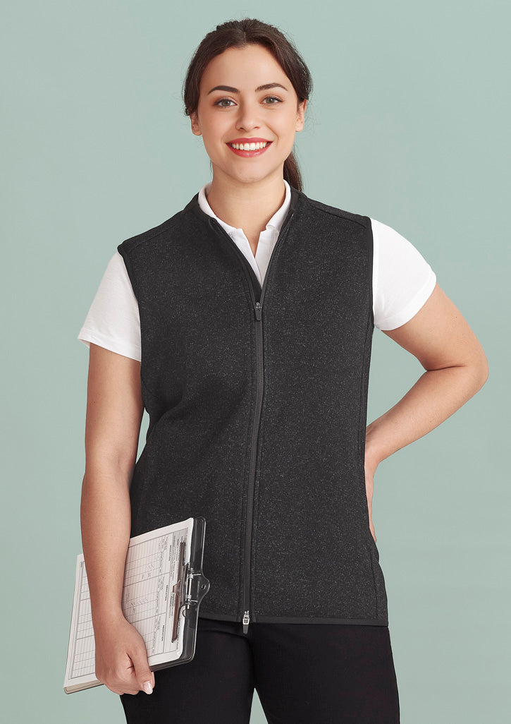 BizCare CO343LV Womens Nova Zip Front Vest