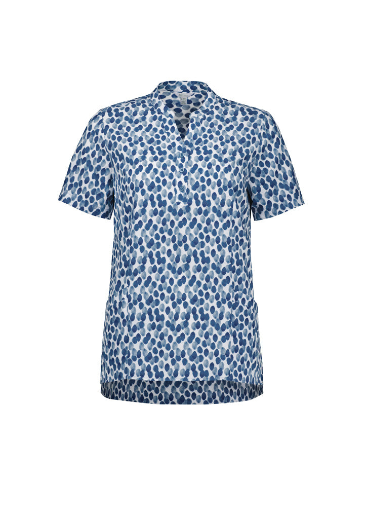BizCare CS450LS Womens Florence Stardust Print Tunic product front