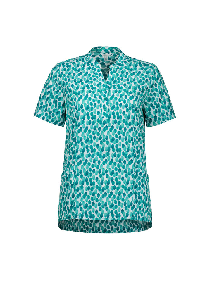 BizCare CS450LS Womens Florence Stardust Print Tunic product front