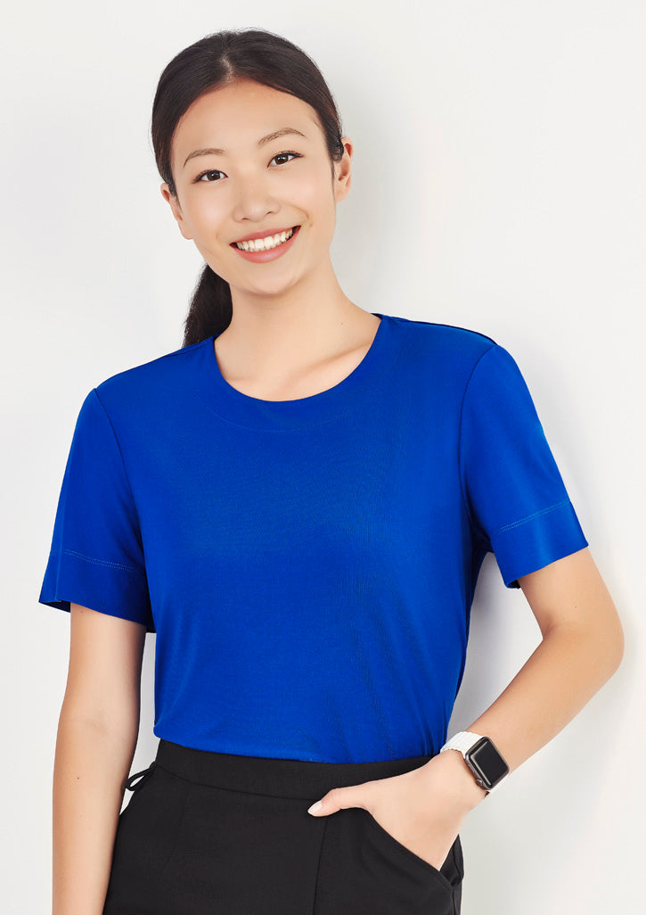 BizCare CS952LS Womens Marley Short Sleeve Jersey Top