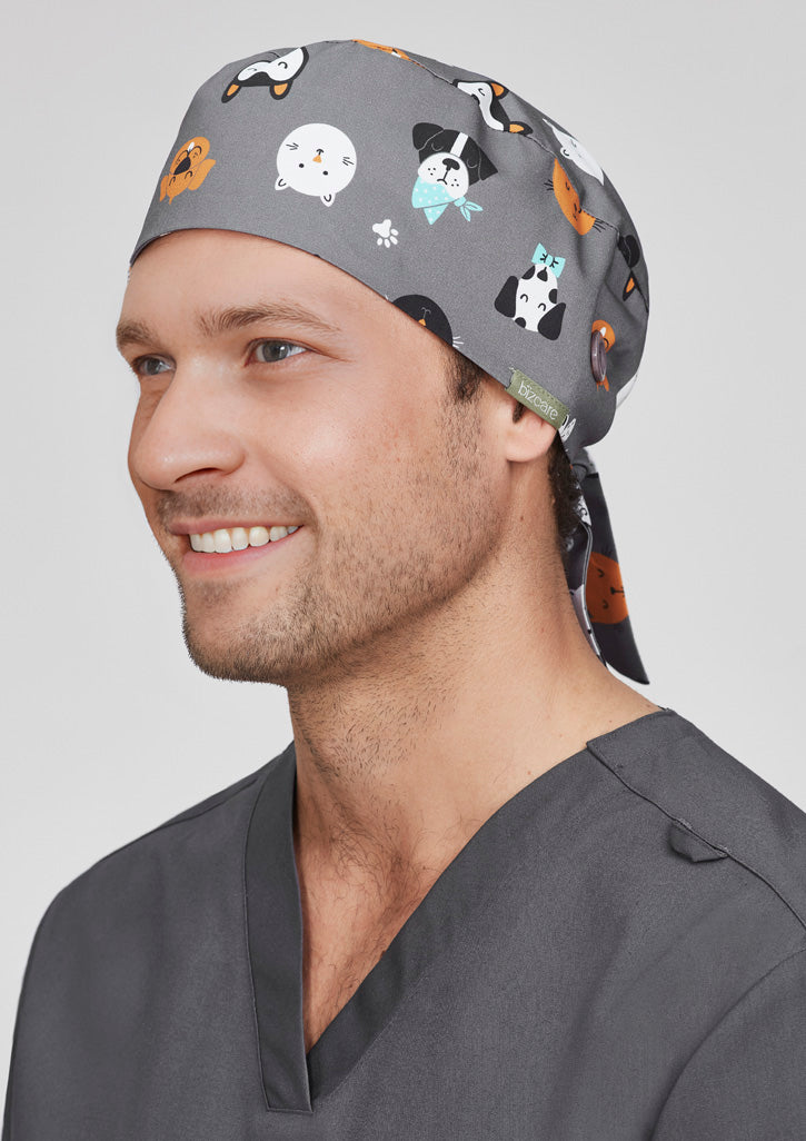 BizCare CSC245U Unisex Printed Scrub Cap