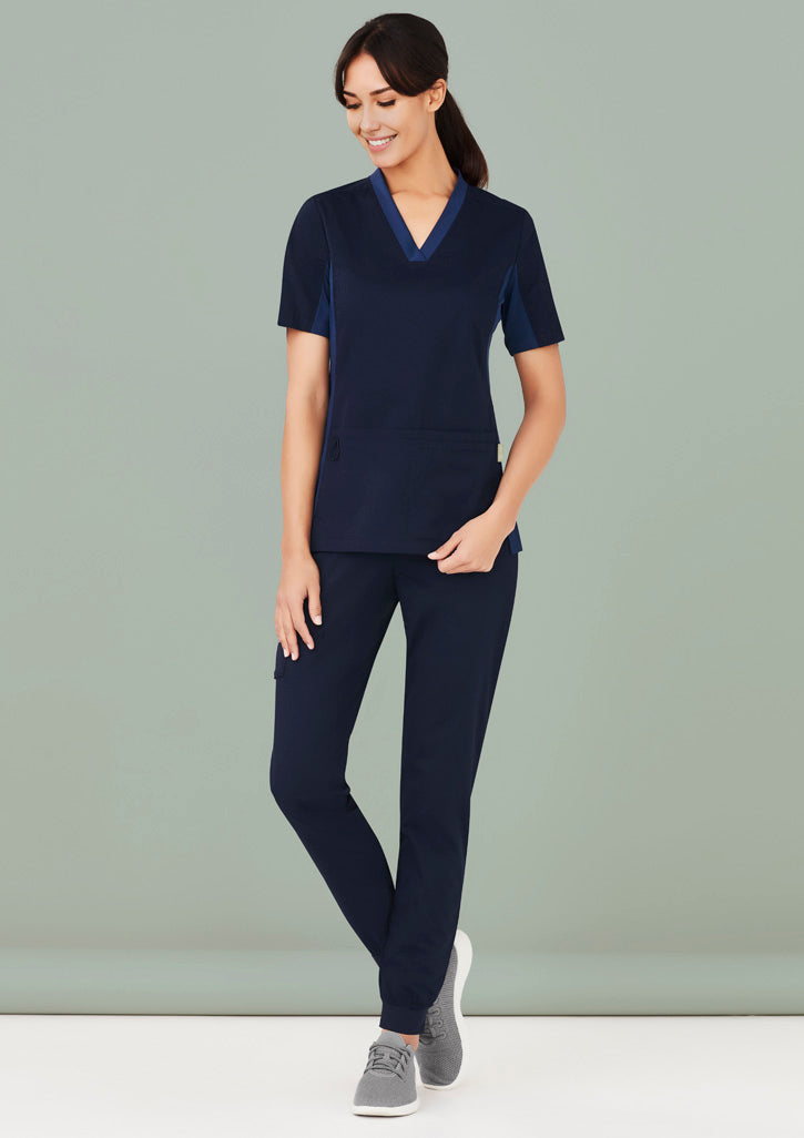 BizCare CSP042LL Womens Riley Slim Leg Jogger Scrub Pant
