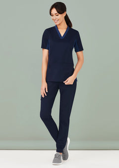 BizCare CSP042LL Womens Riley Slim Leg Jogger Scrub Pant