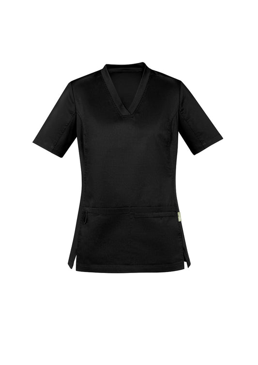 BizCare CST043LS Womens Riley Stretch Scrub Top