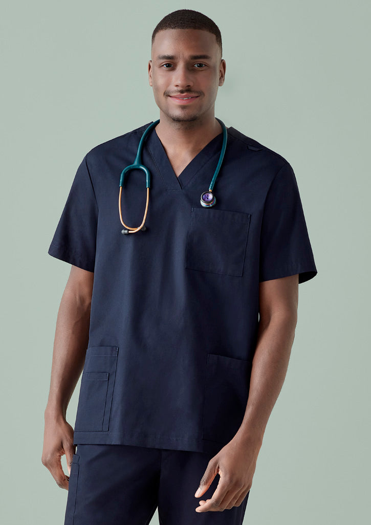 BizCare CST141MS Mens Tokyo Scrub Top
