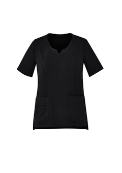 BizCare CST942LS Womens Avery Round Neck Scrub Top