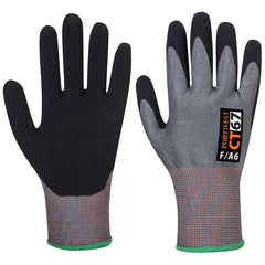 Portwest CT Cut F13 Nitrile Glove in Grey/Black