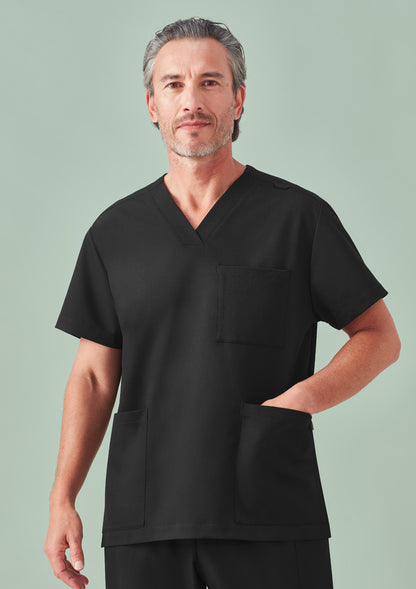 BizCare CU544US Unisex Pulse V-Neck Scrub Top
