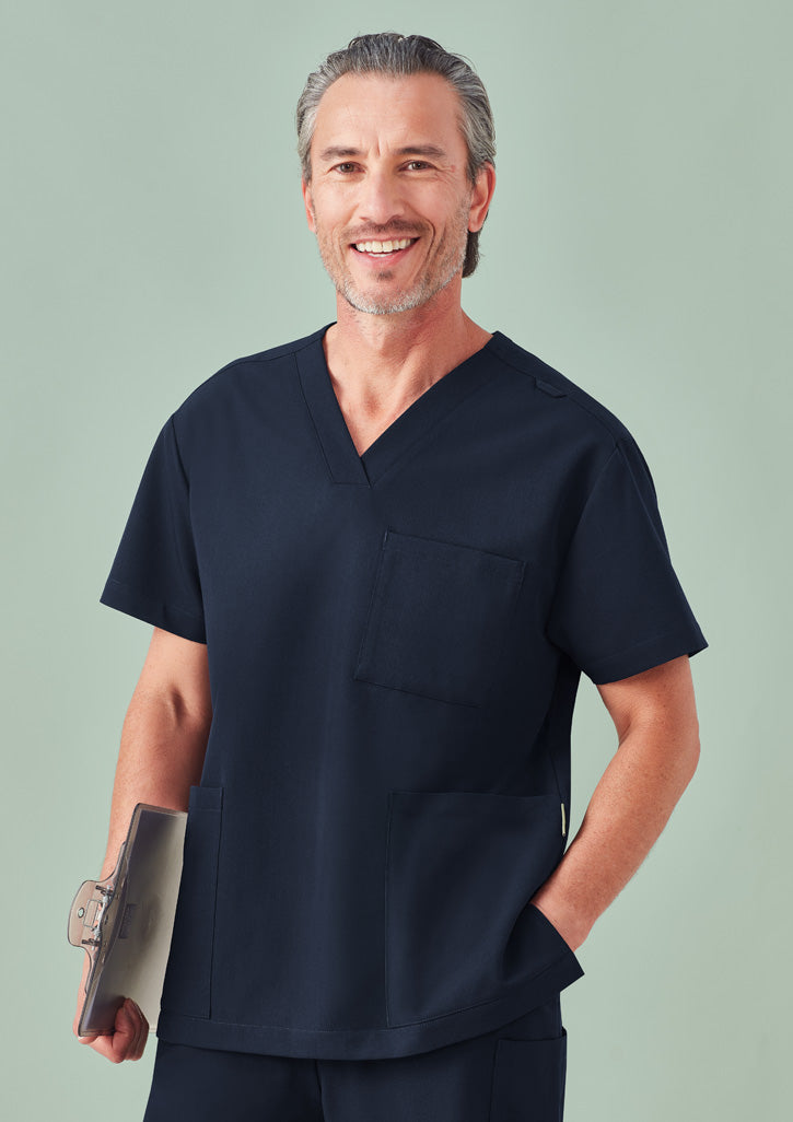 BizCare CU544US Unisex Pulse V-Neck Scrub Top
