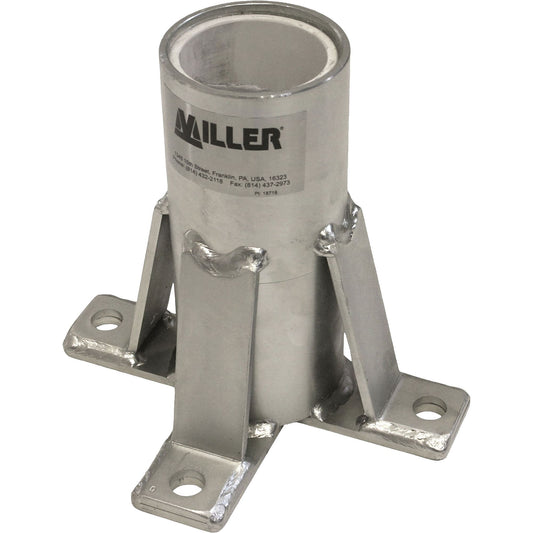 Miller DuraHoist Floor Mount Sleeve 304 Stainless Steel