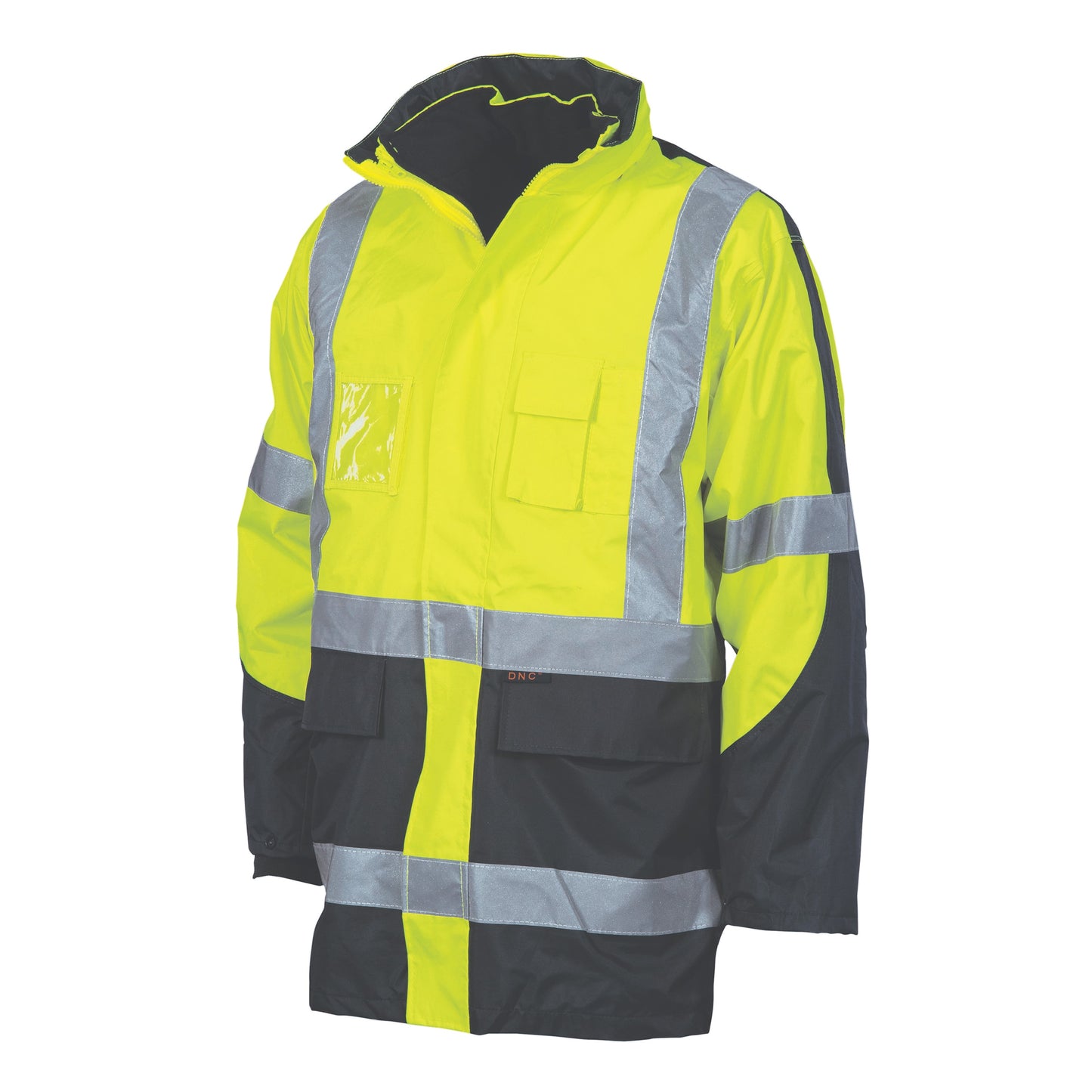 3998 HiVis Cross Back 2 Tone D/N “6 in 1” Contrast Jacket (Outer Jacket and Inner Vest can be sold separately)