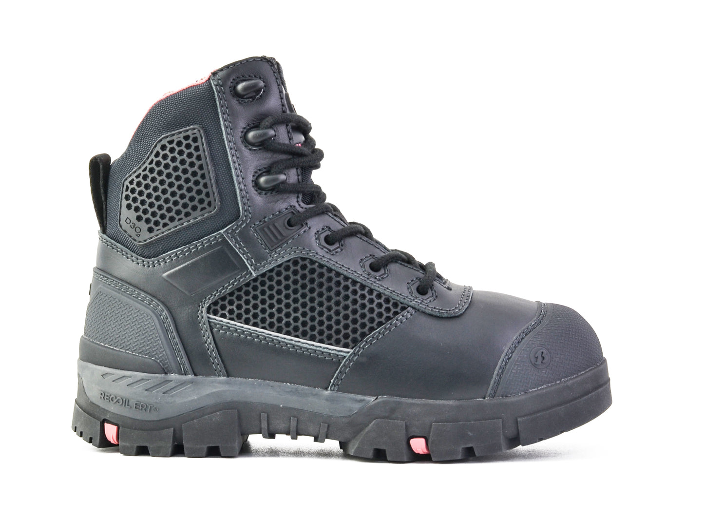 AVENGER- LADIES BLACK ZIP SIDED SAFETY BOOT