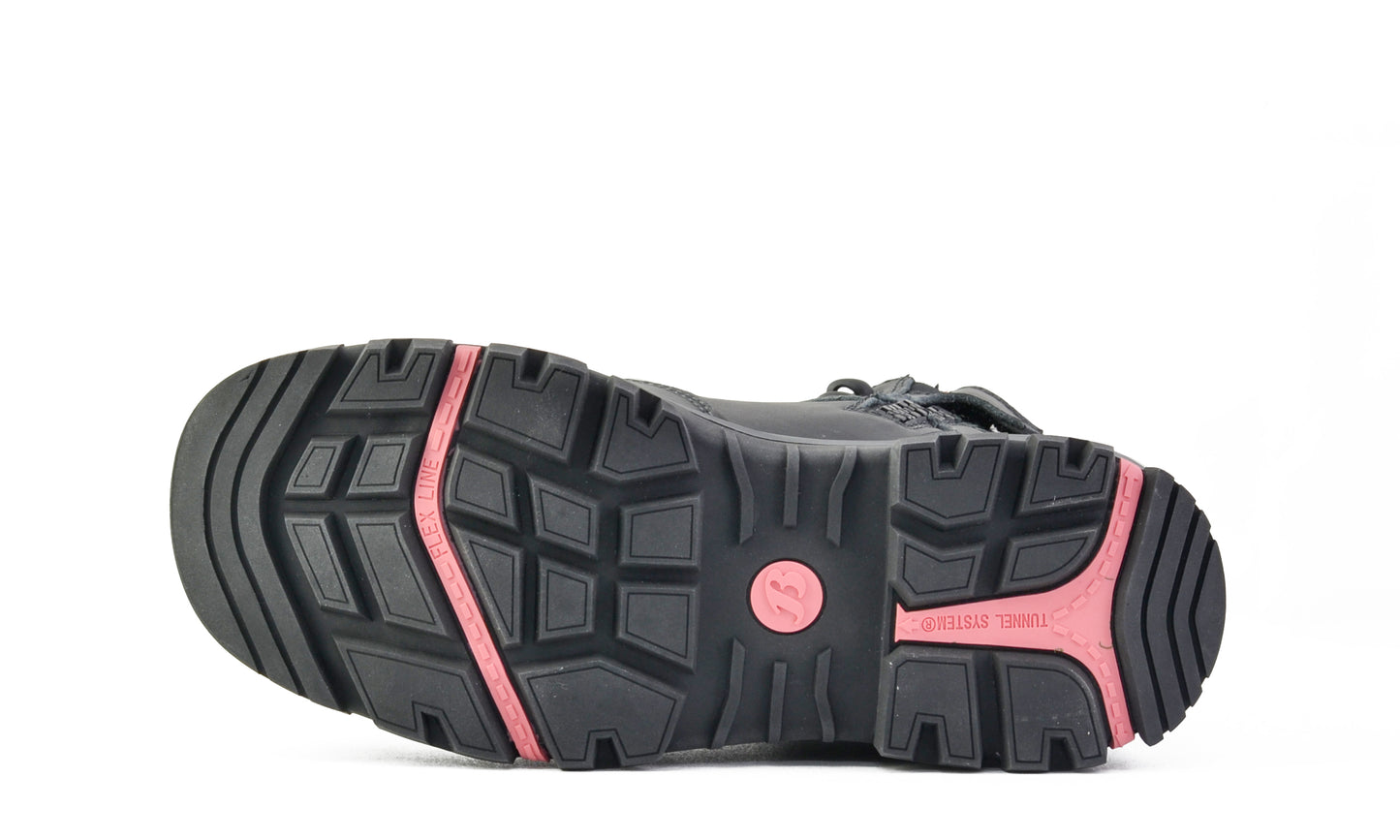 AVENGER- LADIES BLACK ZIP SIDED SAFETY BOOT