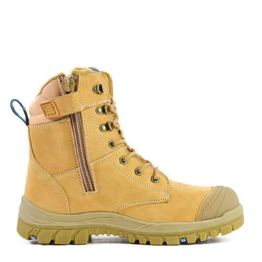 DEFENDER- WHEAT ZIP SIDED SAFETY BOOT