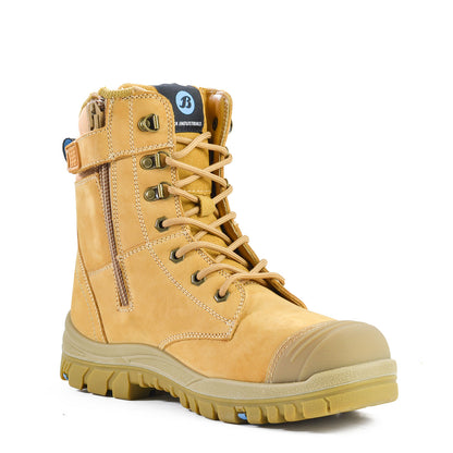DEFENDER- WHEAT ZIP SIDED SAFETY BOOT