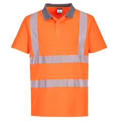 Portwest Eco Hi-Vis Polo Shirt S/S (6 Pack) in Orange