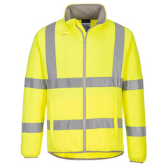 Portwest Eco Hi-Vis Polar Fleece Jacket in Yellow