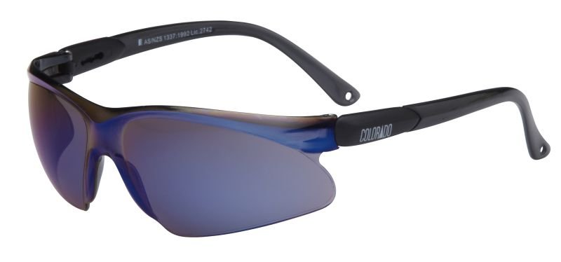 Maxisafe ECO346 COLORADO Safety Glasses - Blue Mirror Lens