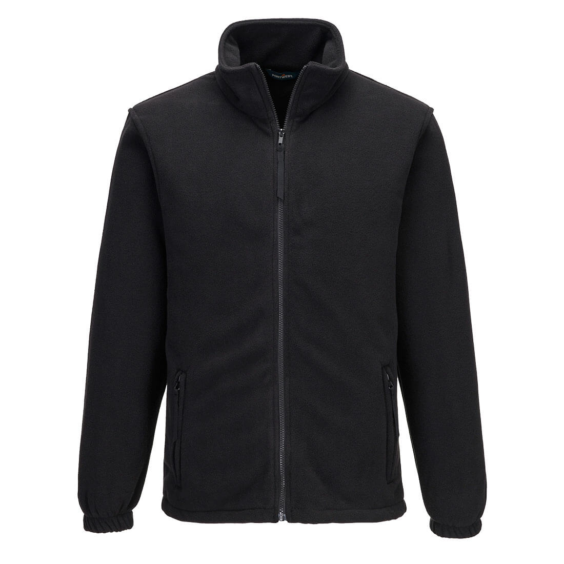 Portwest Aran Fleece Jumper in Black