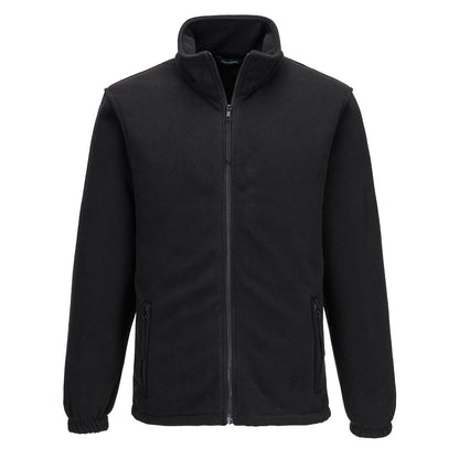 Portwest Aran Fleece Jumper in Black