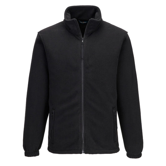 Portwest Aran Fleece Jumper in Black