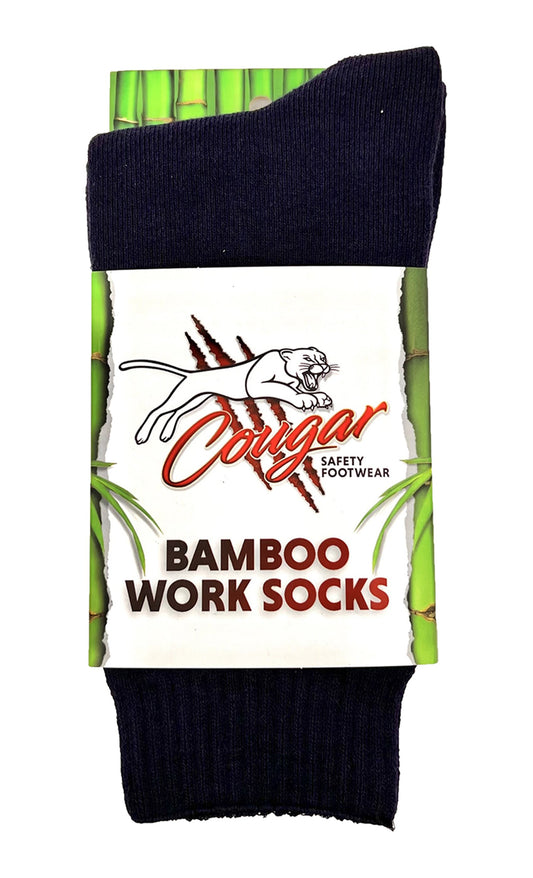Cougar Footwear FBS851-NVY-M Men's Bamboo Socks