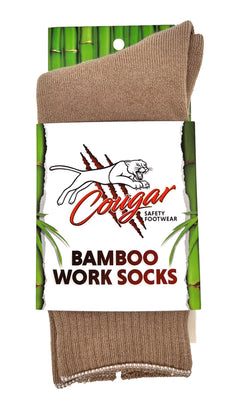 Cougar Footwear FBS851-SND-M Men's Bamboo Socks