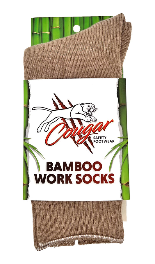 Cougar Footwear FBS851-SND-M Men's Bamboo Socks
