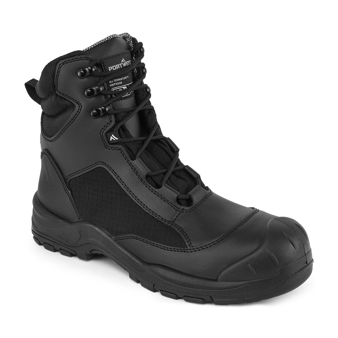 Portwest Patrol Occupational Boot O7S SR FO SC HRO in Black