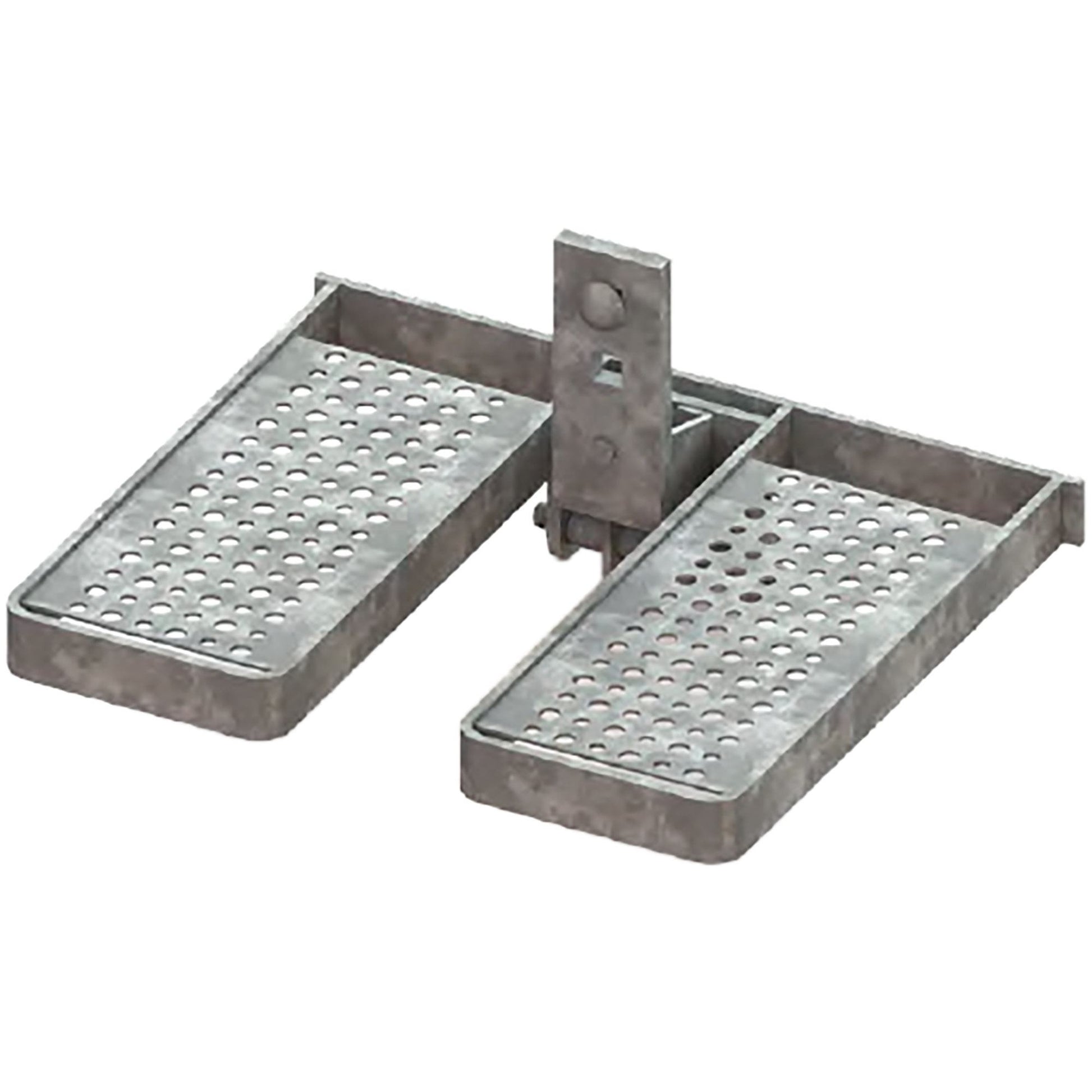 Miller Fold Foot Rest (galv) - for alum y-spar and twin ladders