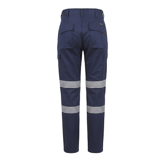 Flamebuster FPL020 Ladies HRC2 Inherent Biomotion Reflective Cargo Pant in Navy